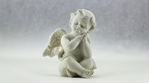 A figurine of a little angel.