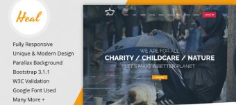 Charity page