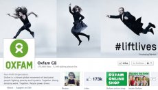 Oxfam's Facebook page