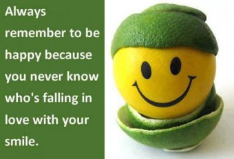 Smile be happy Quotes